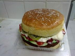 大瓜头吃蛋糕汉堡,蛋糕汉堡大作战