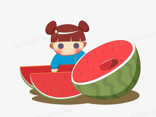 吃瓜小女孩 卡通,吃瓜小女孩的奇幻卡通之旅